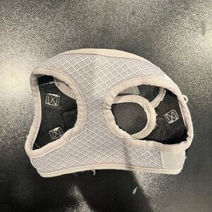Small Solid Plain‎ Grey Dog / Pet Harness